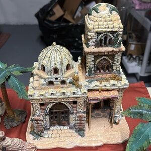 Mercasia Bethlehem Village Hand Painted Building